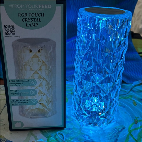 New RGB Touch Crystal Lamp - Picture 7 of 12
